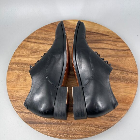 Chamaripa Elevator Oxfords Mens Size 8 / 40 Black Leather Lace-Up Dress Shoes main image 5